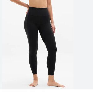Athleta Salutation Stash 7/8 tight Black High-Waisted Leggings xl